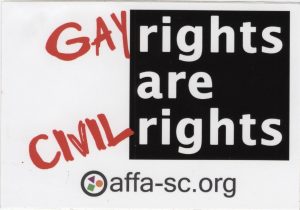 "Gay rights are civil rights"